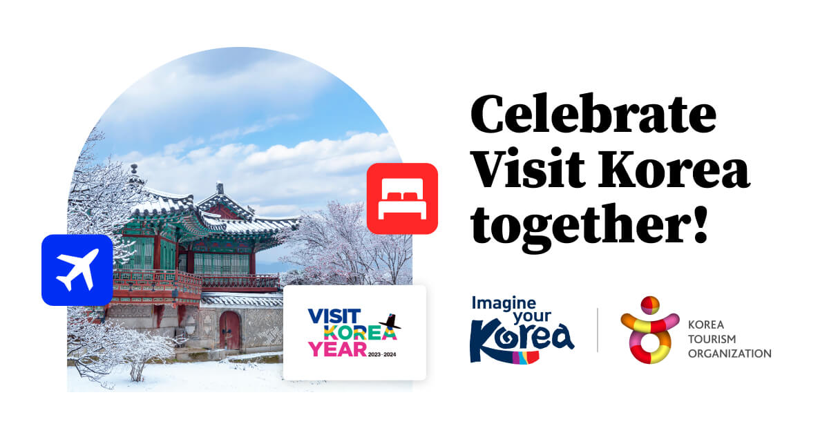 Celebrate Visit Korea Year 2023~2024 together and win a trip to Korea!
